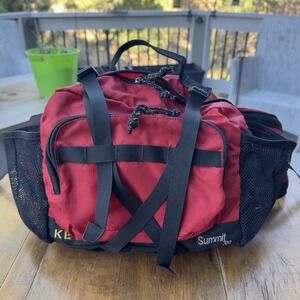 KELTY Summit 700 Fanny Pack Hiking Camping Trail Travel Waist Hip Bag Red Travel